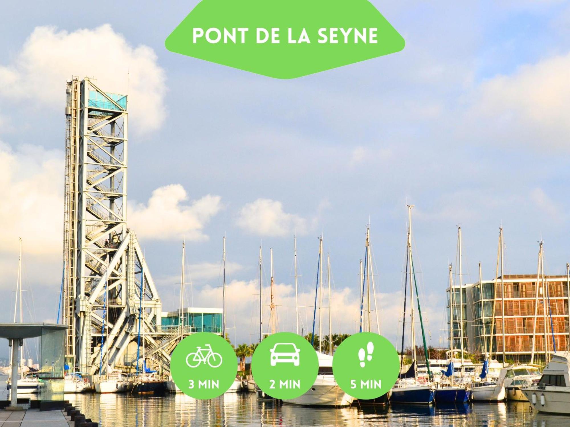 Bao Location - Ideal Pro & Couple - Animaux Acceptes - 5Min A Pied Centre Ville & Port - Commerces - Plages 1,9Km - Parking Gratuit - Wifi Hd La Seyne-sur-Mer Dış mekan fotoğraf