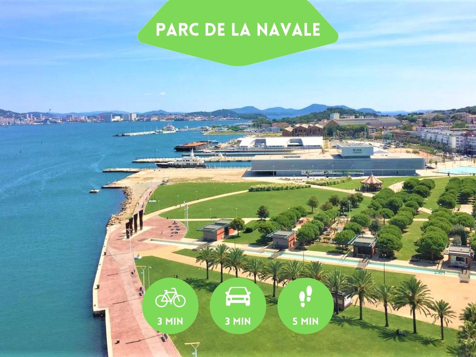 Bao Location - Ideal Pro & Couple - Animaux Acceptes - 5Min A Pied Centre Ville & Port - Commerces - Plages 1,9Km - Parking Gratuit - Wifi Hd La Seyne-sur-Mer Dış mekan fotoğraf