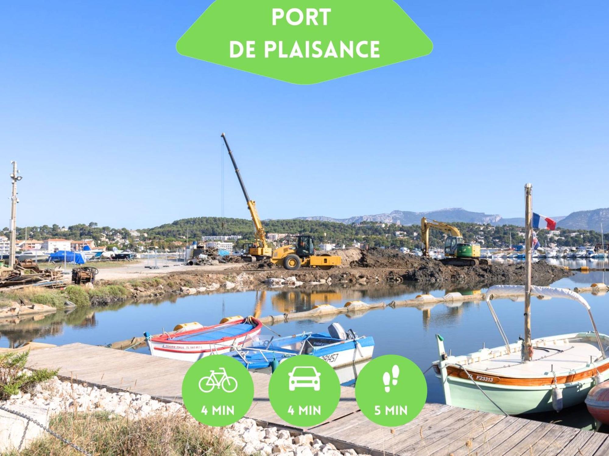 Bao Location - Ideal Pro & Couple - Animaux Acceptes - 5Min A Pied Centre Ville & Port - Commerces - Plages 1,9Km - Parking Gratuit - Wifi Hd La Seyne-sur-Mer Dış mekan fotoğraf
